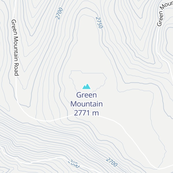 Map of Green Mountain