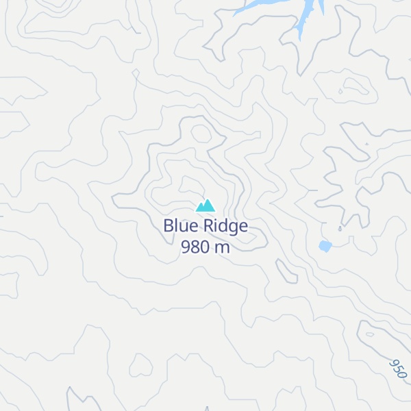 Map of Blue Ridge