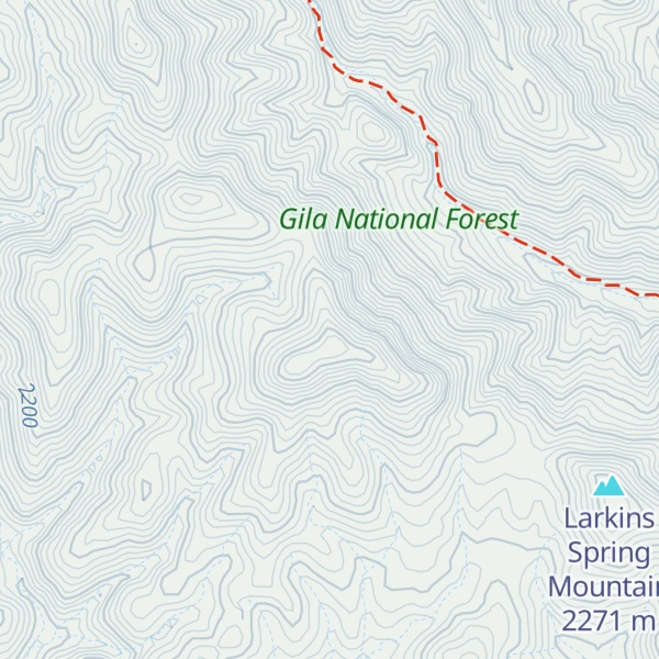 Map of Black Mountain