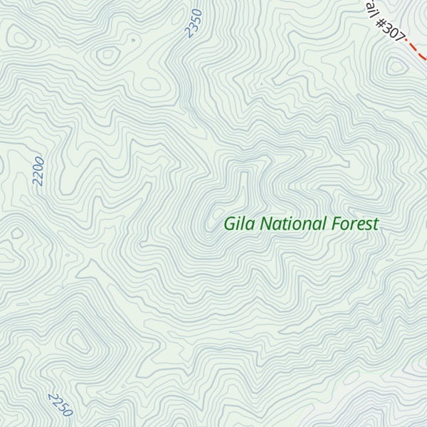Map of Flagpole Mountain