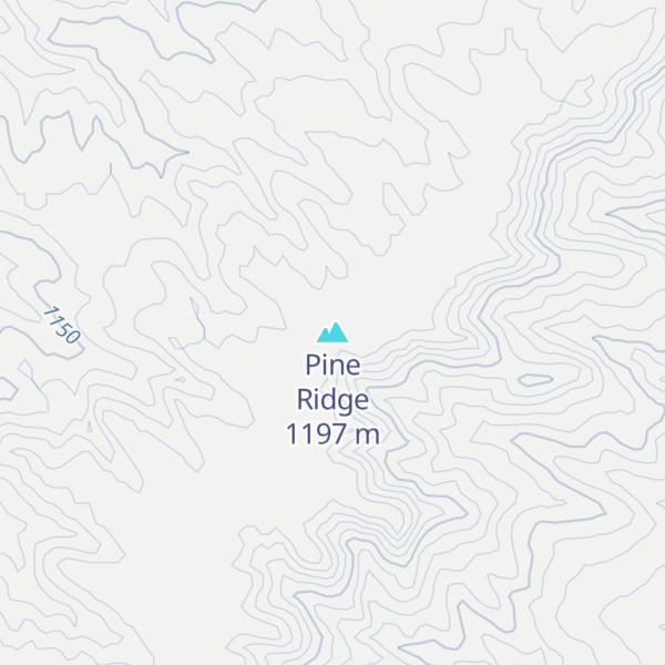 Map of Pine Ridge