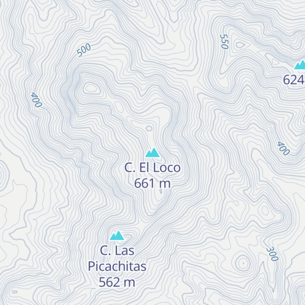 Map of C. El Loco