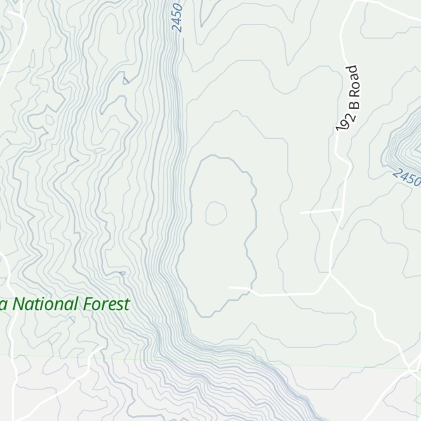 Map of San Mateo Mesa