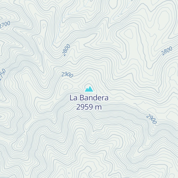 Map of La Bandera
