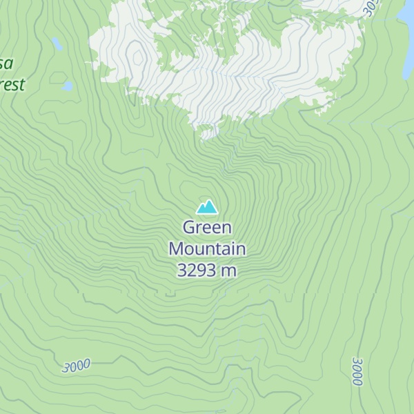 Map of Green Mountain