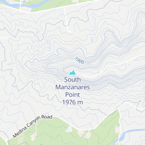 Map of South Manzanares Point