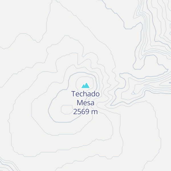 Map of Techado Mesa