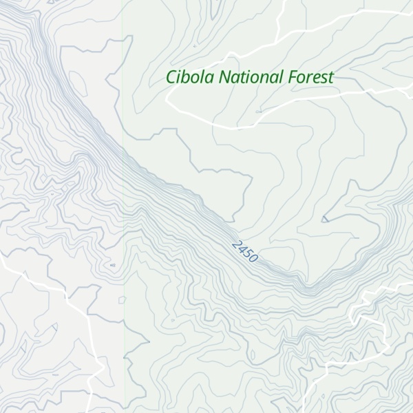 Map of Mesa de Ortega
