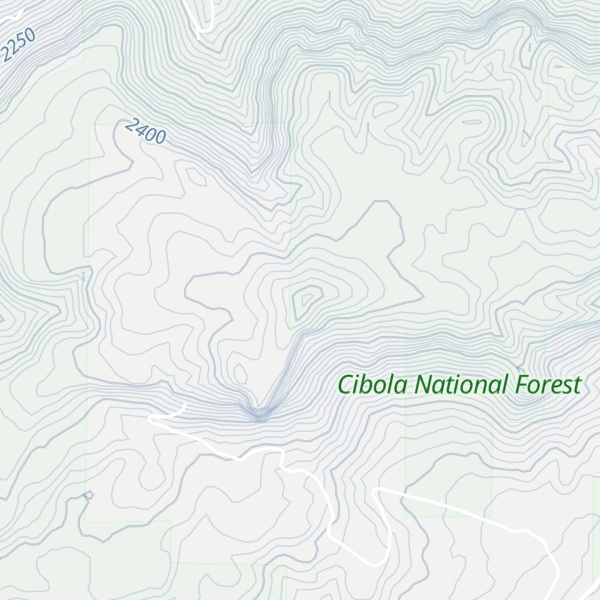 Map of East Grants Ridge