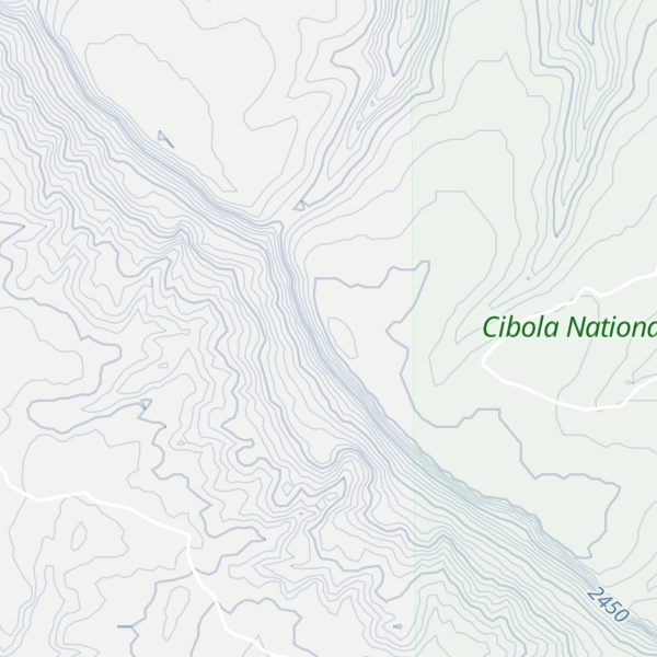 Map of North San Mateo Mesa
