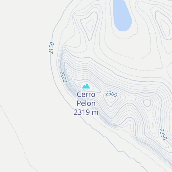 Map of Cerro Pelon