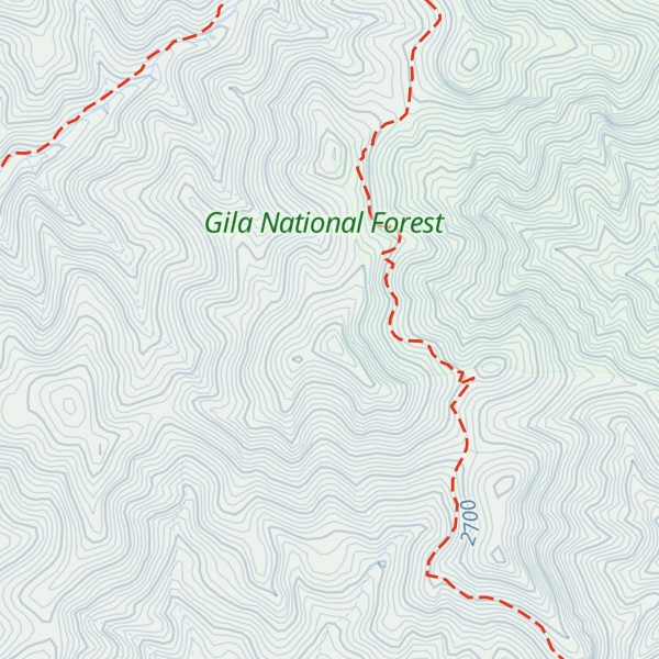 Map of Cross-O Mountain