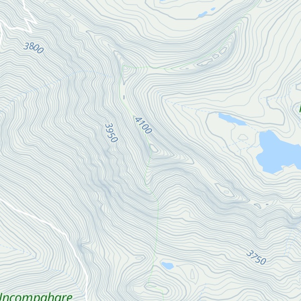 Map of Lookout Peak