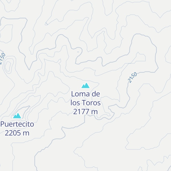 Map of Loma de los Toros