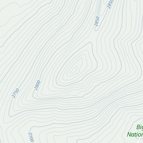 Map of Burnt Mountain