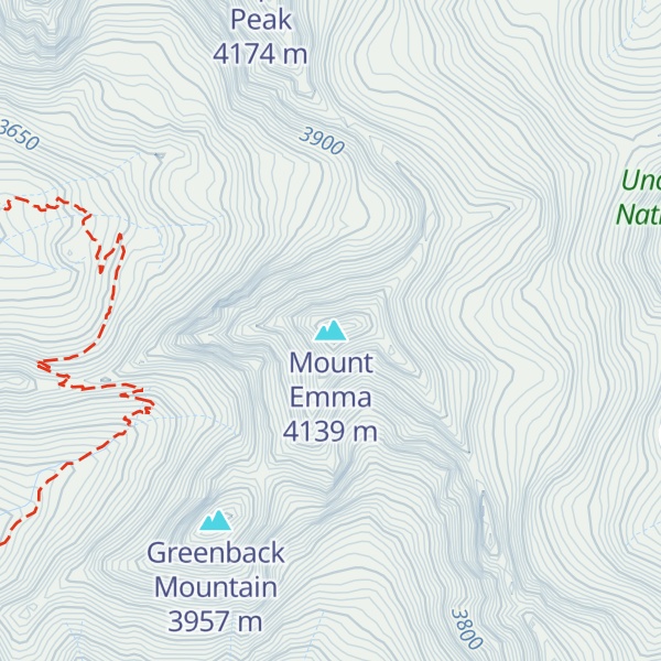 Map of Mount Emma