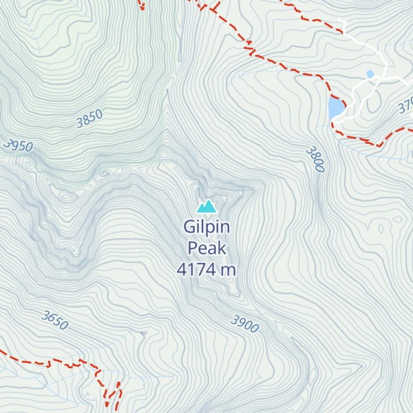 Map of Gilpin Peak