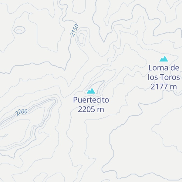 Map of Puertecito