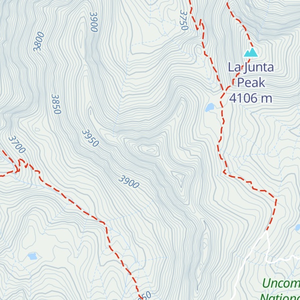 Map of Wasatch Mountain