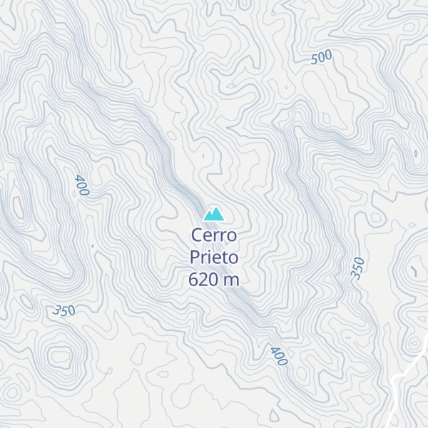 Map of Cerro Prieto