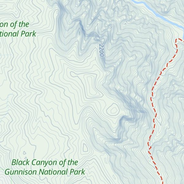 Map of Red Rock Benchmark