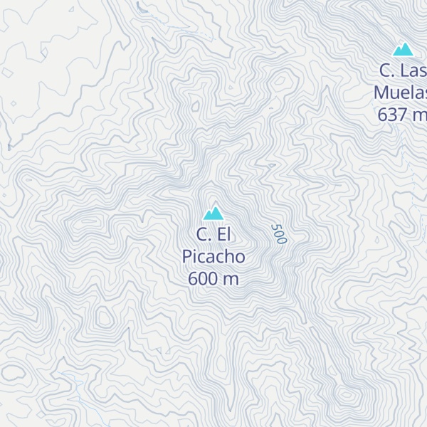 Map of C. El Picacho