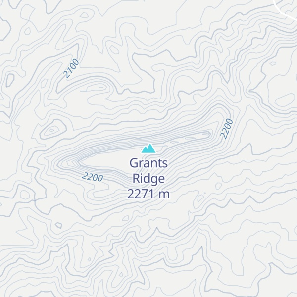 Map of Grants Ridge