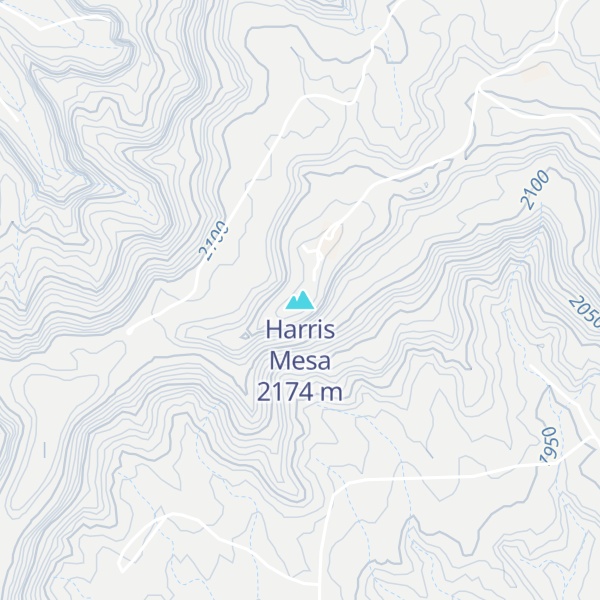 Map of Harris Mesa