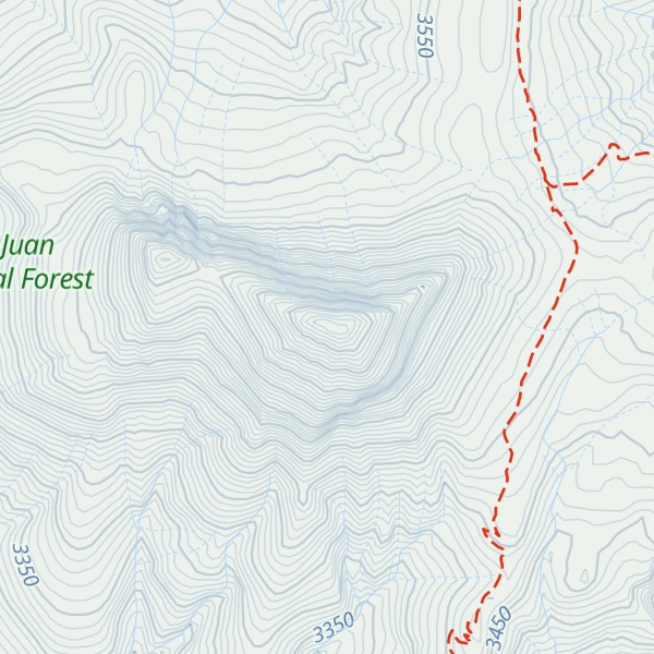 Map of Engineer Mountain