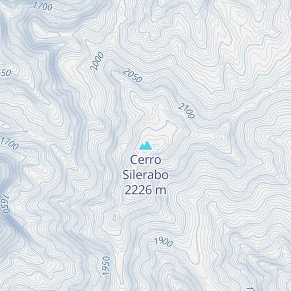Map of Cerro Silerabo