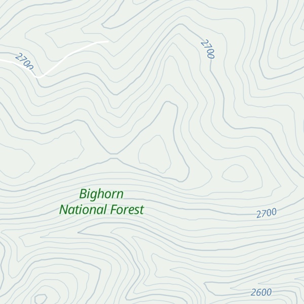 Map of Crater Ridge