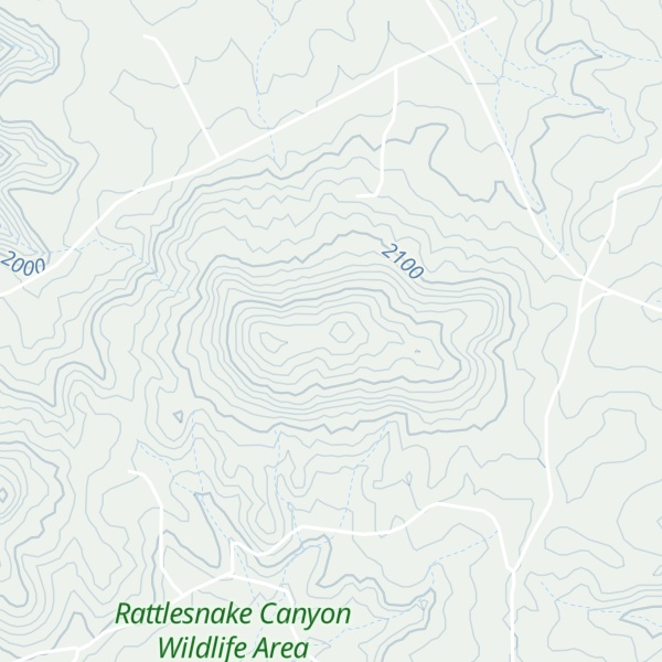 Map of Tank Mountain