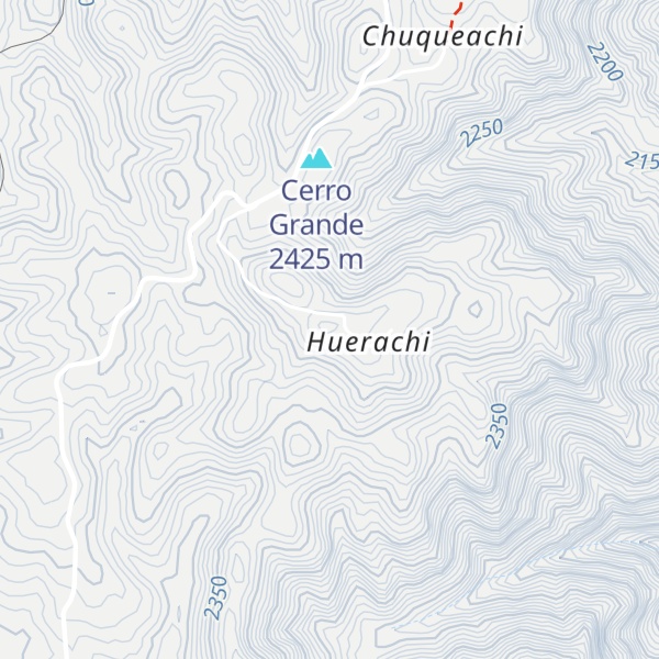 Map of Cerro Huerarachi