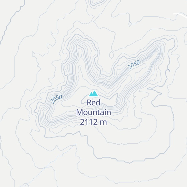 Map of Red Mountain