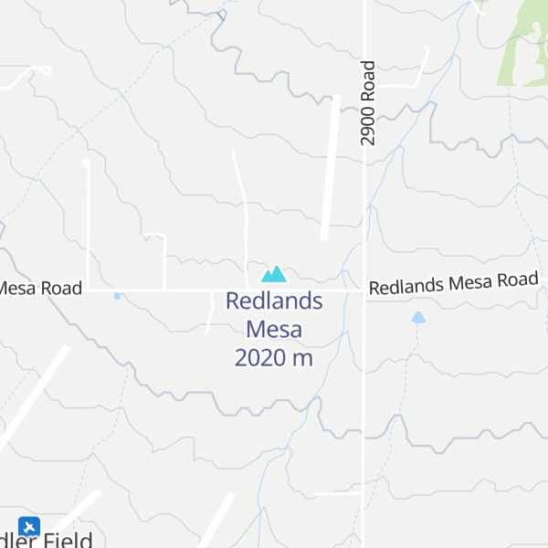 Map of Redlands Mesa