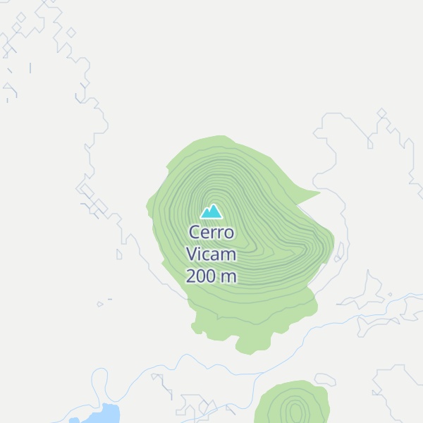 Map of Cerro Vicam
