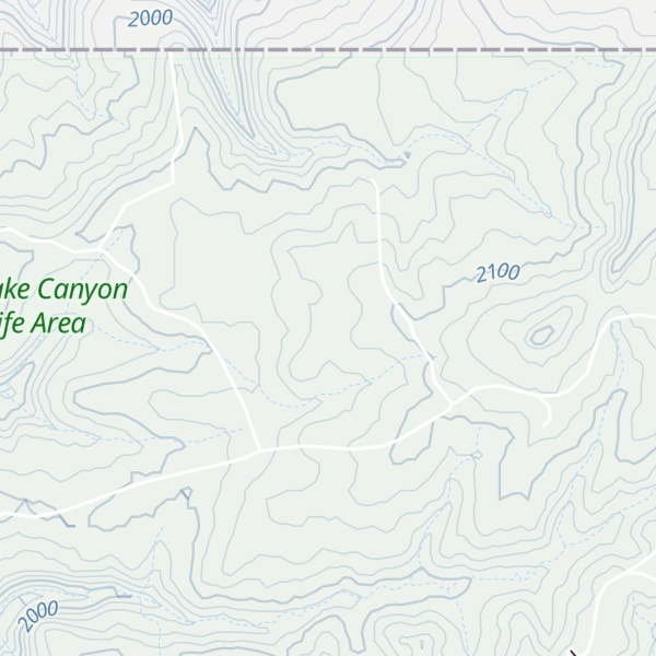 Map of Mesa Mountains