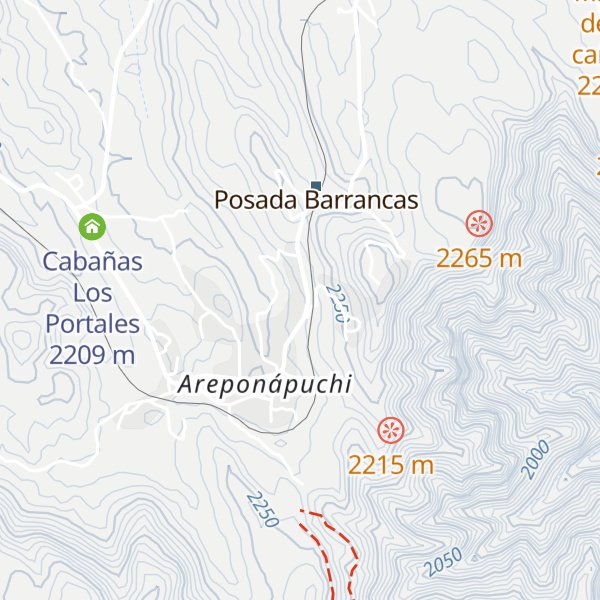 Map of Cabañas Darely
