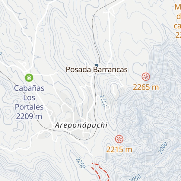 Map of Cabañas La Esmeralda