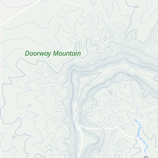 Map of Huerfano Mountain