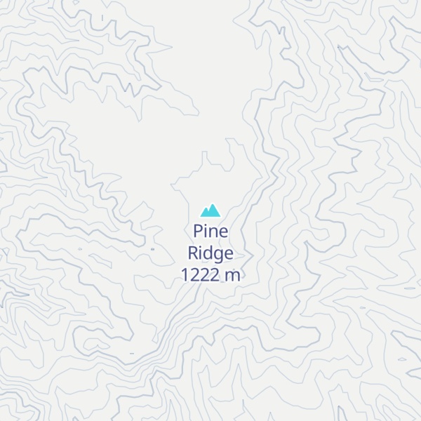 Map of Pine Ridge