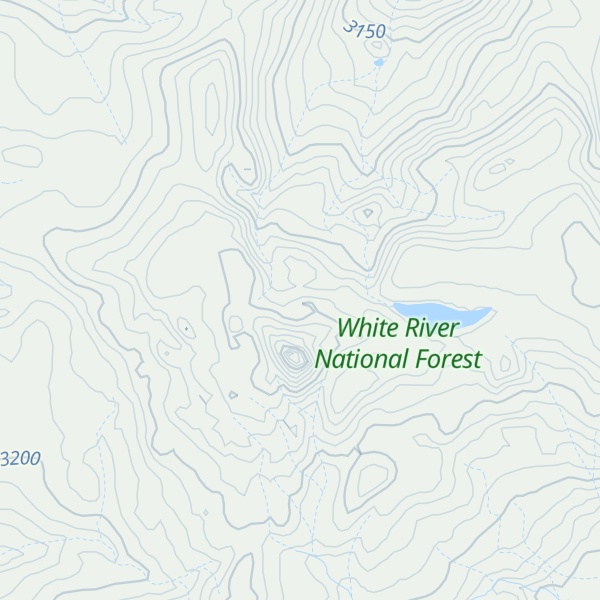 Map of North Mamm Peak