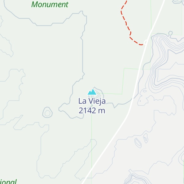 Map of La Vieja