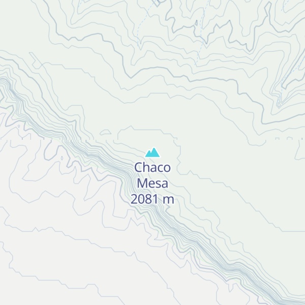 Map of Chaco Mesa
