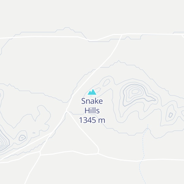 Map of Snake Hills