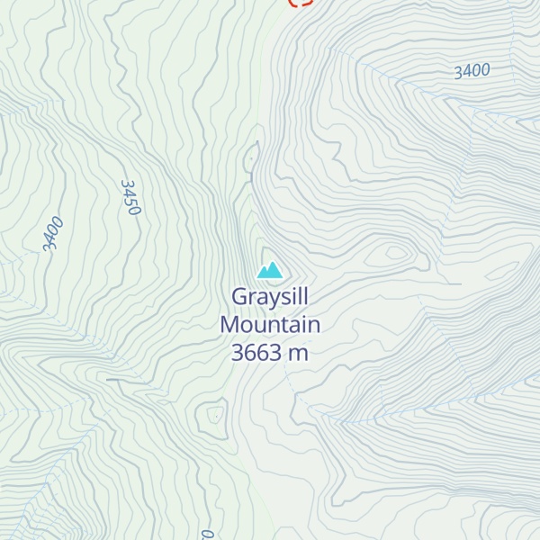 Map of Graysill Mountain