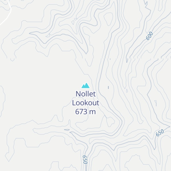 Map of Nollet Lookout