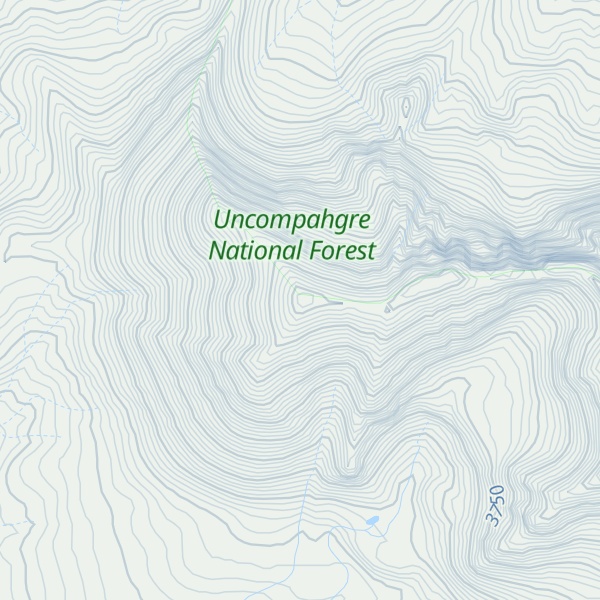Map of Sheep Mountain