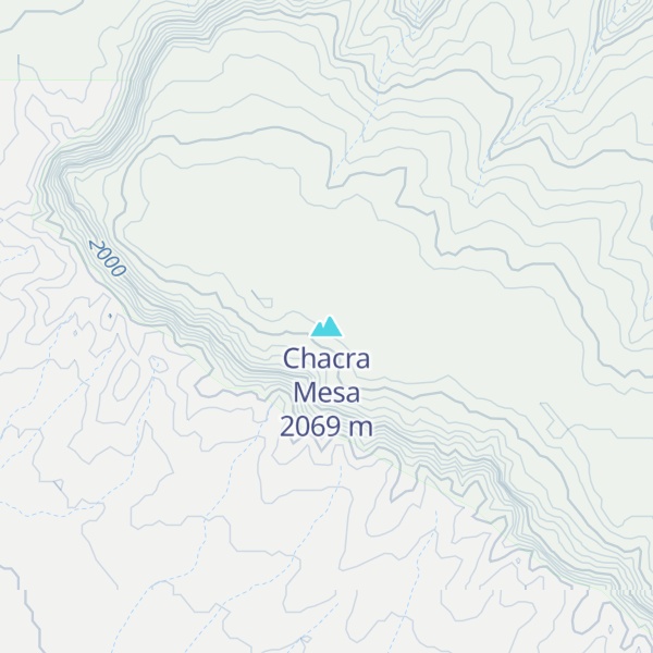 Map of Chacra Mesa
