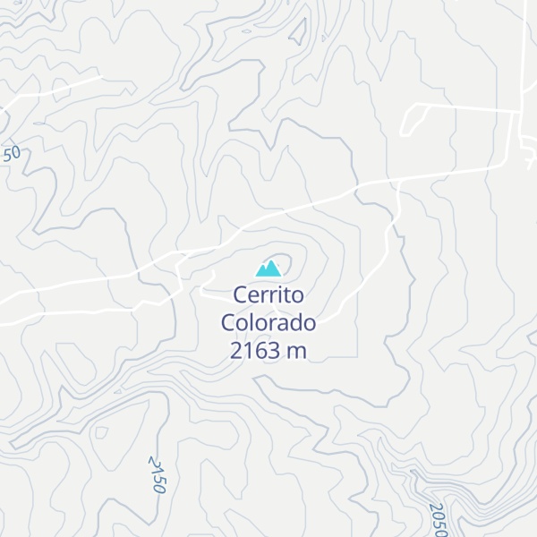 Map of Cerrito Colorado